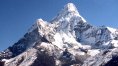 Ama Dablam from the Imja Khola valley near Pangboche in the Khumbu region.